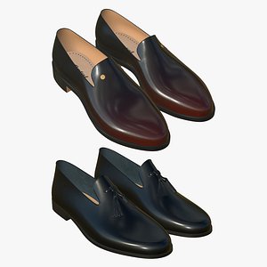 Leather Shoes Realistic V16