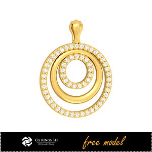 3D CAD Pendant - Free 3D Model
