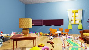 Toy room 3D model