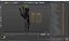 Black Begging Labrador Dog Animated Rigged for Cinema 4D