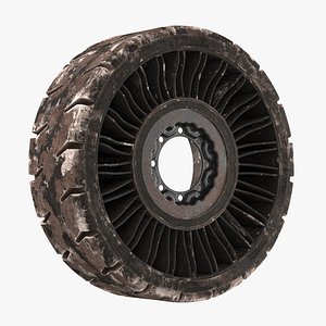 Hard Surface Tire Michelin X Tweel Dirty