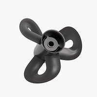 TOROIDAL PROPELLER FOR ALL BOAT ENGINES BETWEEN 10-20HP READY TO 3D PRINT