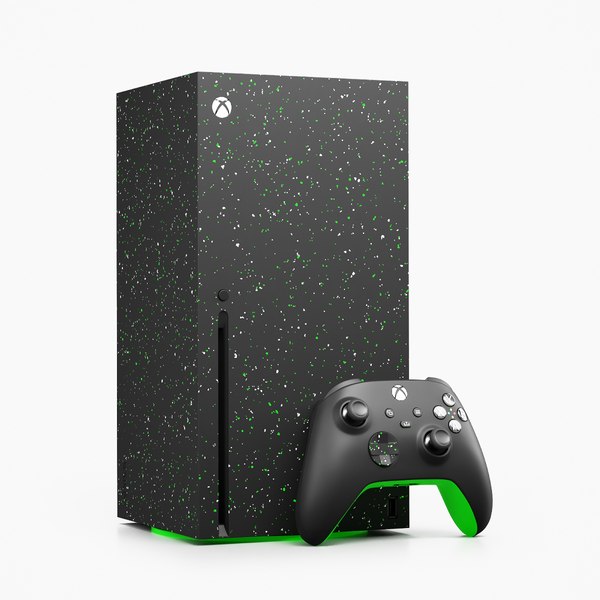modelo 3d Consola y mando Xbox Series X Galaxy Black - TurboSquid 2392213