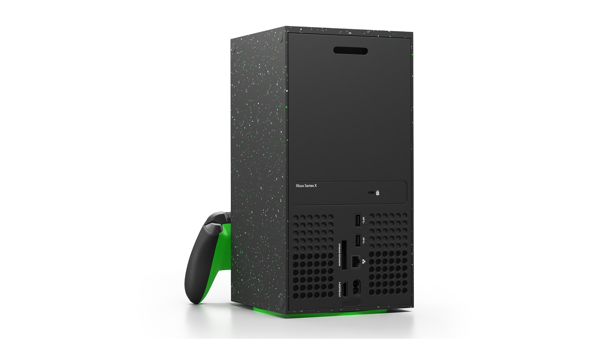 Xbox Series X Console And Controller Galaxy Black 3D Model - TurboSquid ...