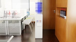 3D interior office