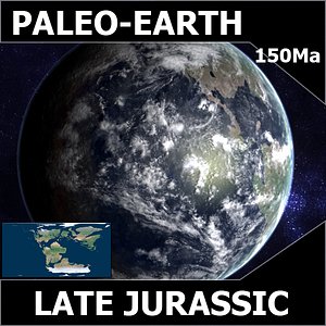3d model jurassic earth late