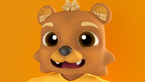 3D model Teddy Cute Character