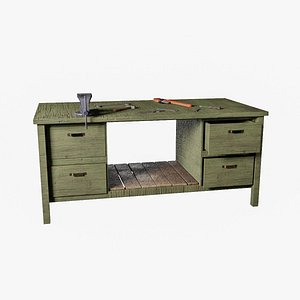 Low-Poly Workbench by Nikdox