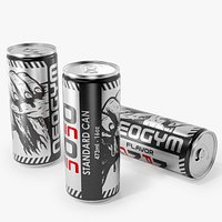Beverage Can Standard 473ml 16oz - Closed and Open