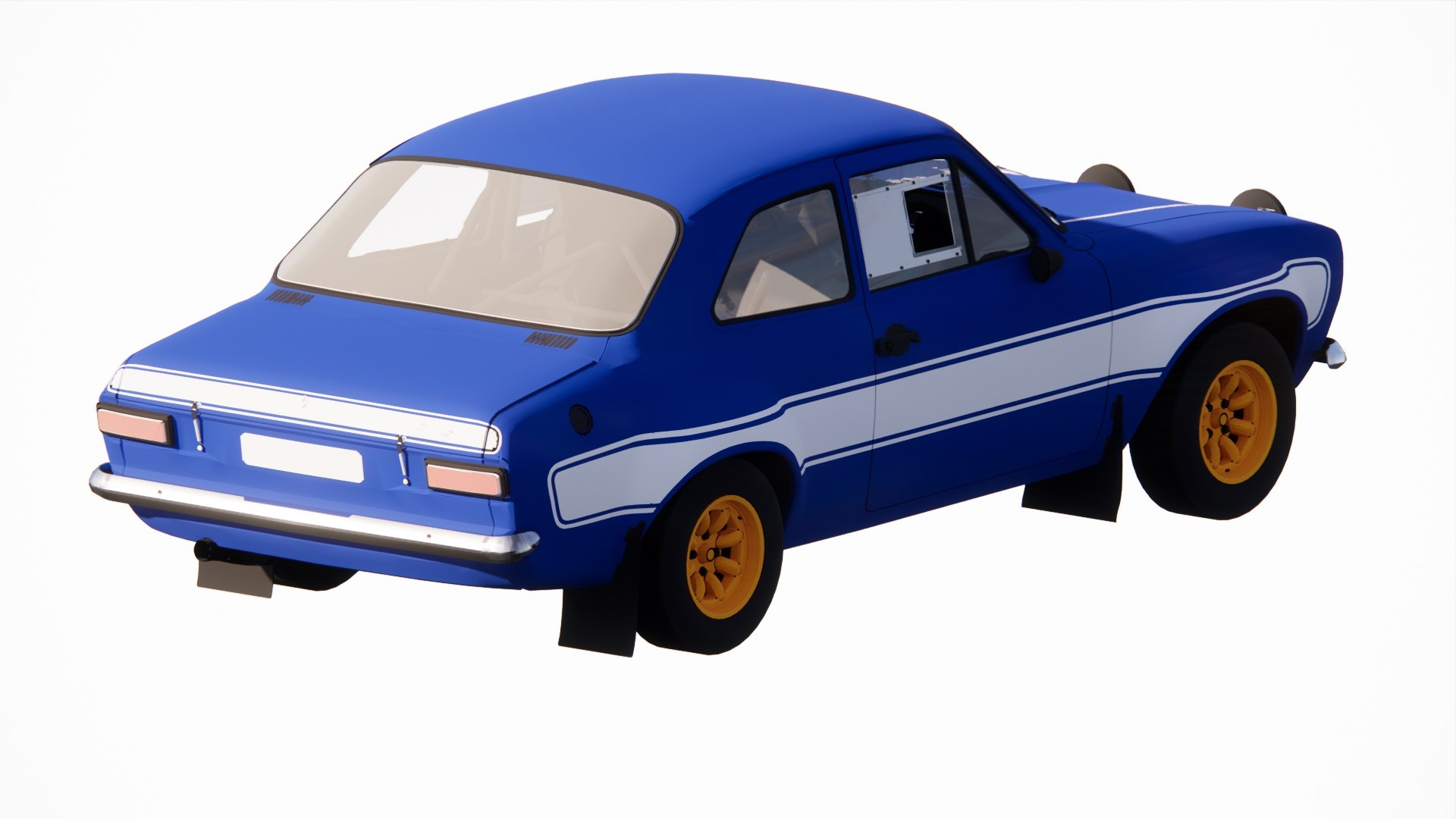 3D FORD ESCORT RS1600 1970 FAST AND FURIOUS 6 Model - TurboSquid 2241256