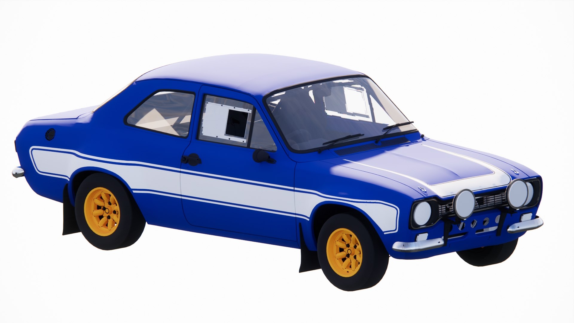 3D FORD ESCORT RS1600 1970 FAST AND FURIOUS 6 Model - TurboSquid 2241256