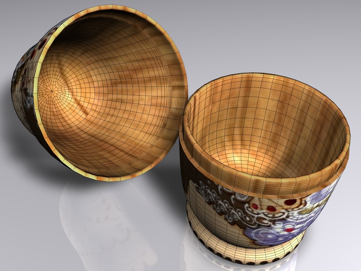 3d model matrioshka nesting dolls