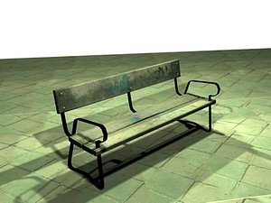 street banc 3d model