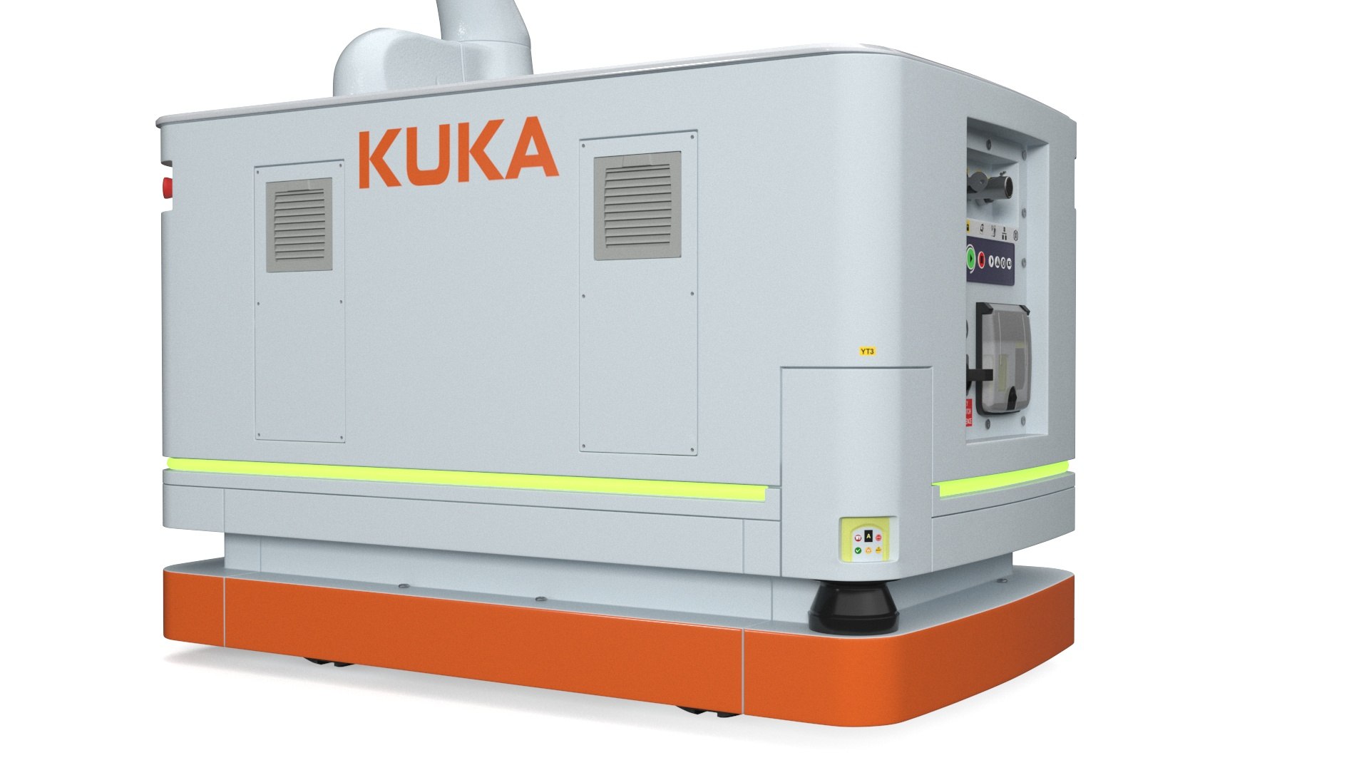 Autonomous Robot KUKA KMR Iiwa With Manipulator Rigged 3D Model ...