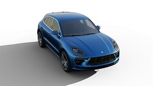 3D model Porsche Macan Turbo 95B