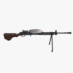DP-28 Degtyaryov machine gun - AAA Gameready
