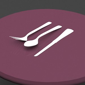 Fork_Spoon_Knife Set MAX 2011
