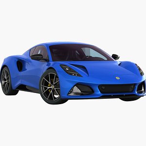 Lotus Emira 2022 Low Interior 3D model