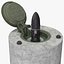 Silo Based Missile System Sarmat Rigged