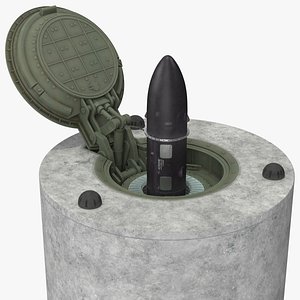 Silo Based Missile System Sarmat Rigged