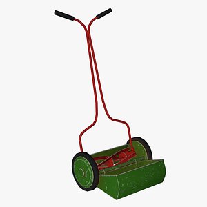 Lawn Mower Machine 3D model