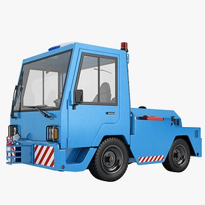 3D aircraft tow tractor