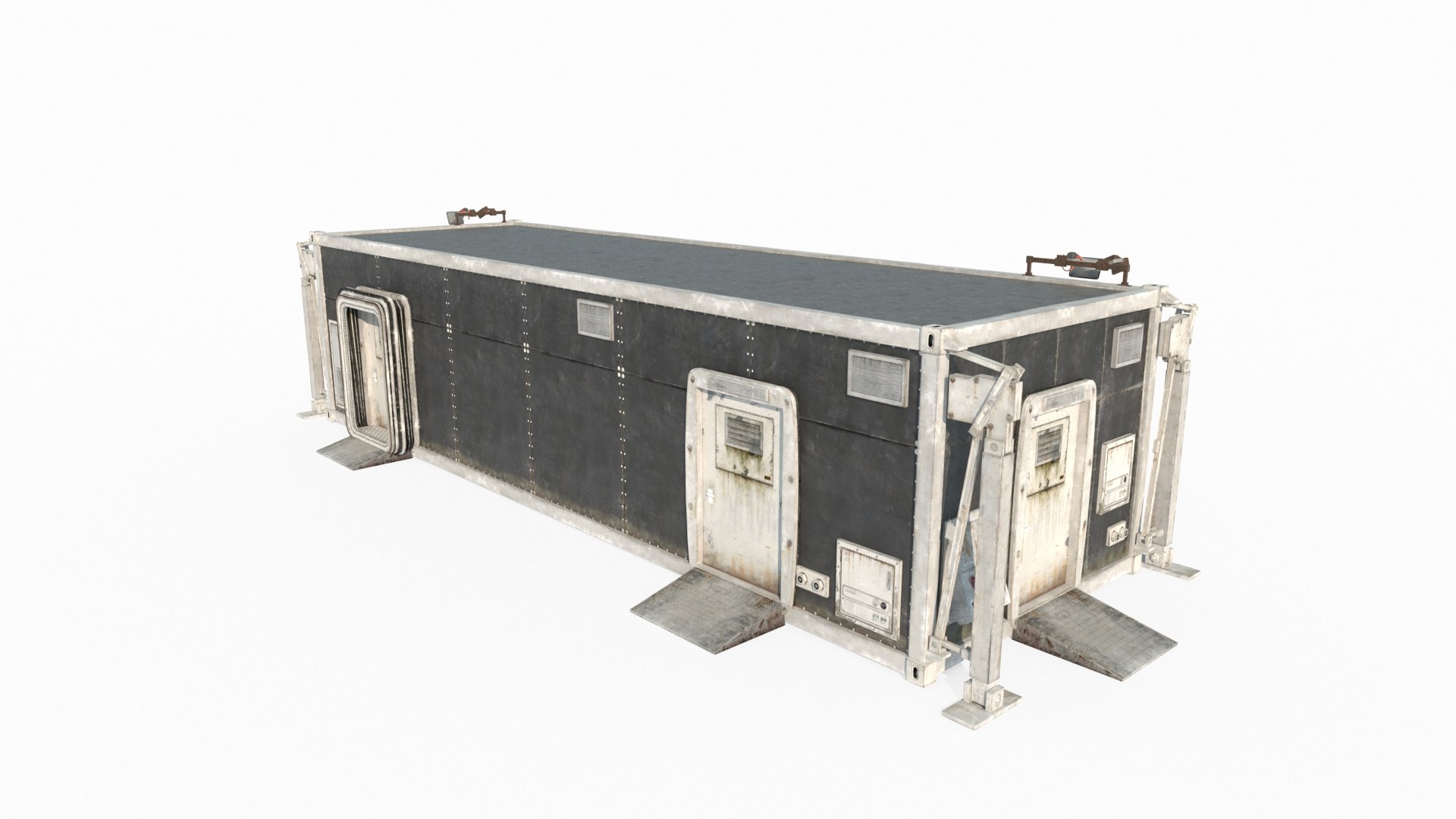 Modern Architectural Military Container Houses 3D - TurboSquid 2447117