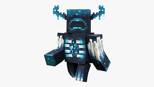 3D Minecraft Ultimate Bosses Collection Rigged 3D Model Pack 4K PBR Ender Dragon Wither Warden Boss