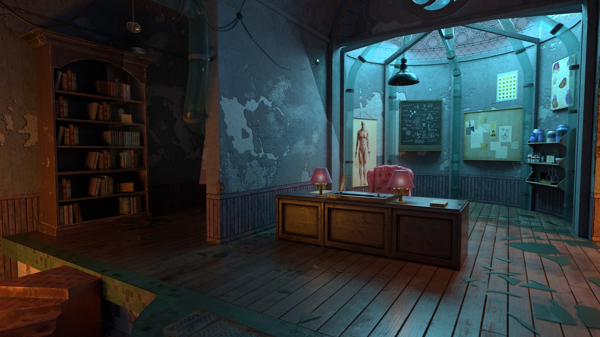 Science Lab 3D - TurboSquid 2236491