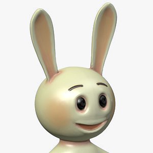 Humanoid Bunny Character 3D model