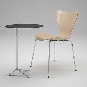 Swivel Chair Series 7 and  table Little Friend