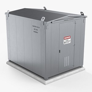 Large Railway Relay Cabinet model