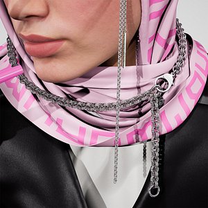 RATHELWOLF necklace ELLEN 3D