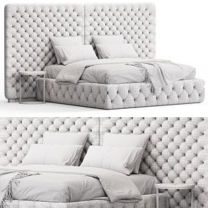 3D Meridiani Tuyo Headboard Bed