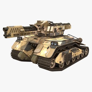 Tank Concept -3-DesertCamo 3D model