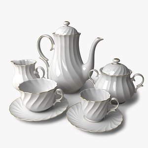 Porcelain Tea and Coffee Set