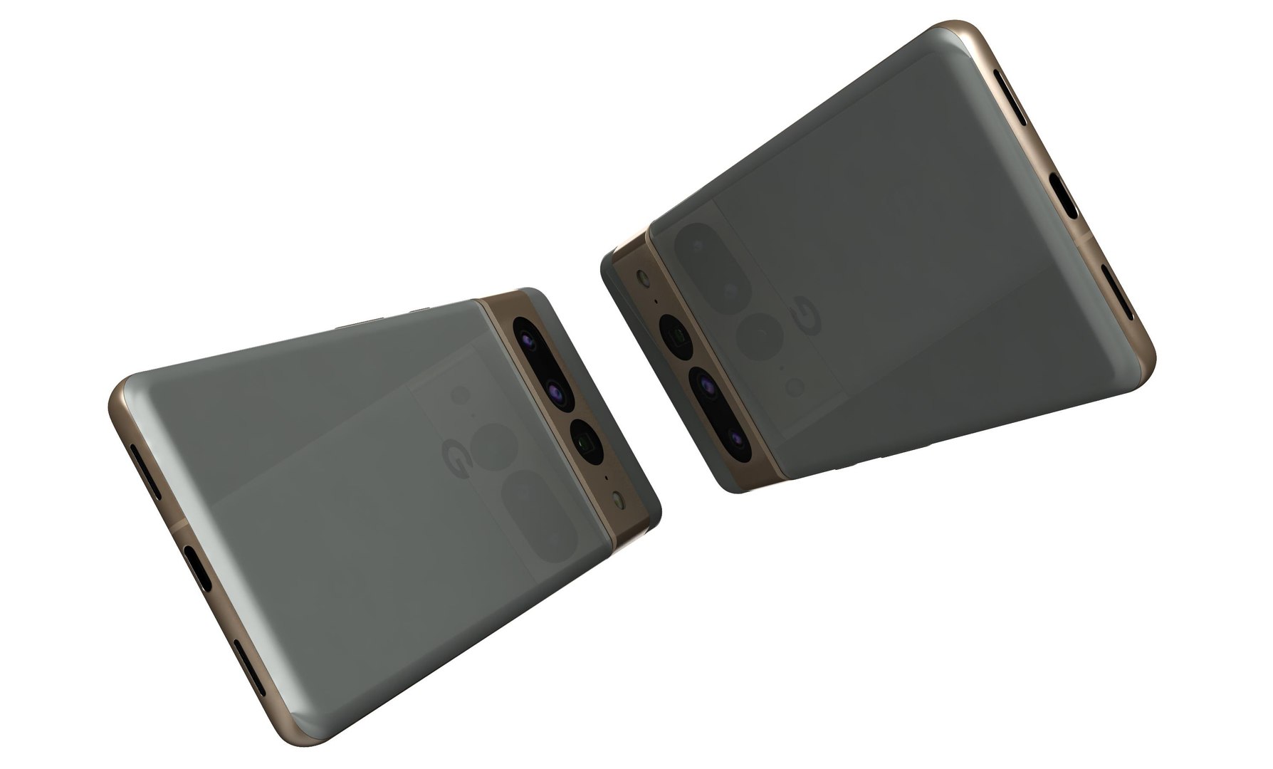 3D Model Google Pixel 7 Pro Hazel - TurboSquid 1974851