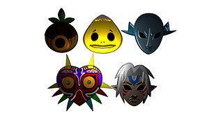 zelda mask 3D model