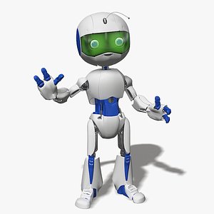Cartoon Robot Boy