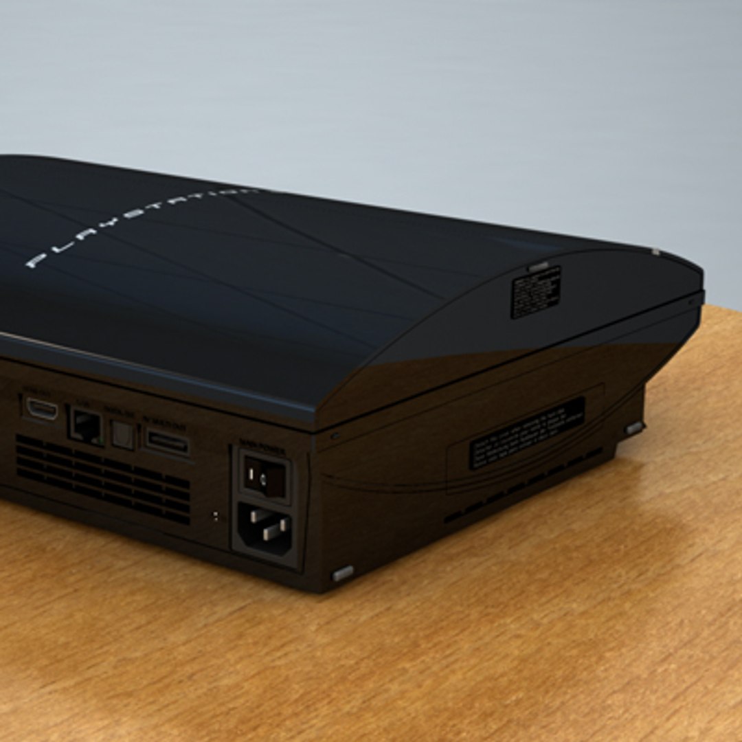 3d Model Sony Playstation 3