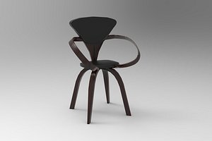 3D model chair wood plywood
