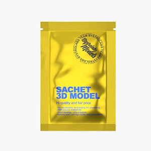 Cosmetic Sachet 3D model