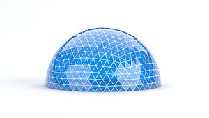 geodesic large dome 3D model