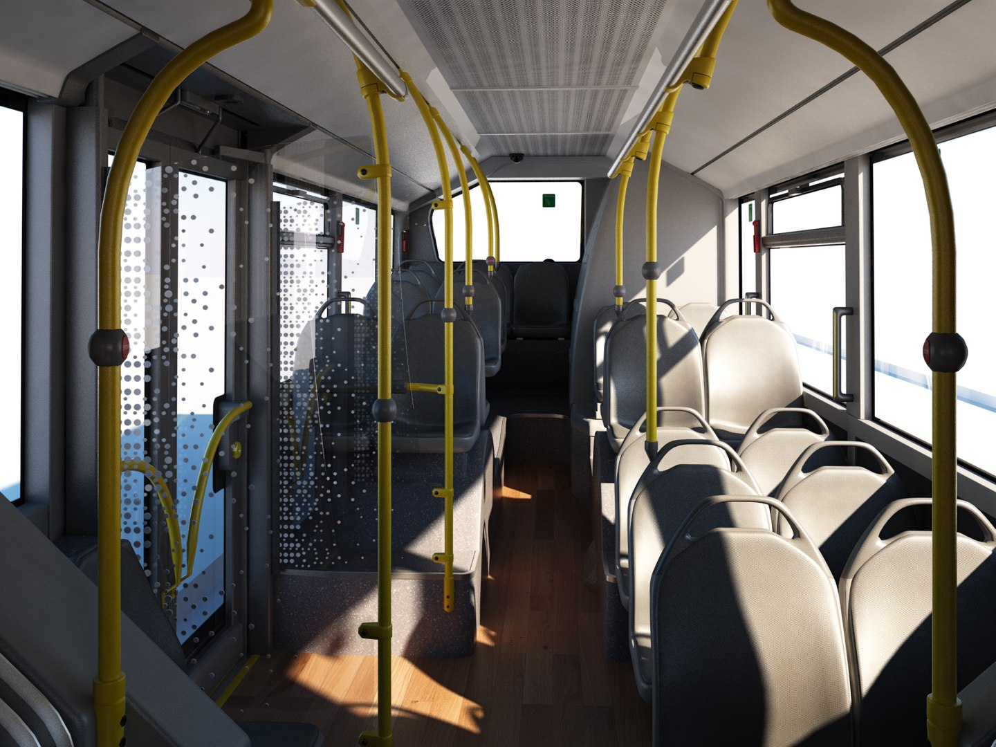 Articulated City Bus Model - TurboSquid 1475799