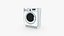 Washing Machine Amica AWBI6122LCB White 3D Model