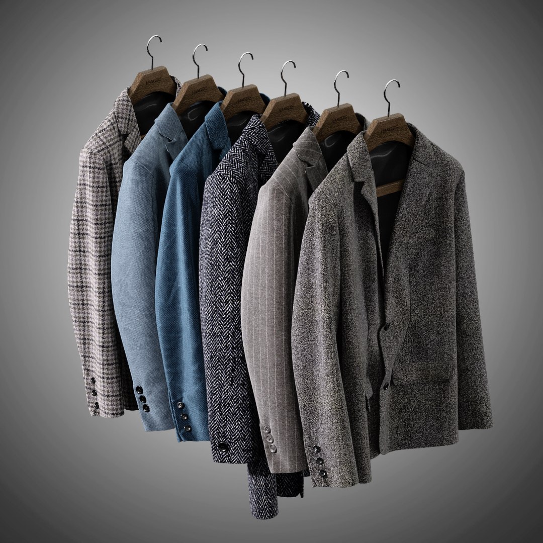Mens Jackets 3D Model - TurboSquid 1369617