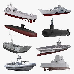 warships 3 stealth ship model