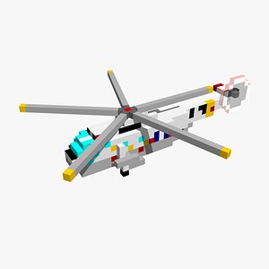 S61 Sea King - pixelated 3D