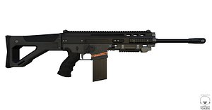 3d ready rifle model
