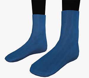 Blue Socks Style 4